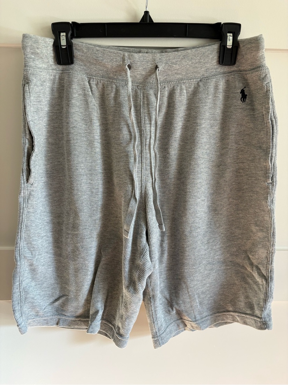 Polo by Ralph Lauren Gray Waffle-Knit Men’s Shorts